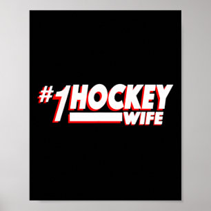 Poster #1 Femme de hockey sur glace Épouse de hockey sur 