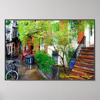 Poster 1 - Greenwich Village, New York