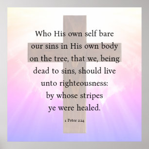 Poster 1 Pierre 2:24