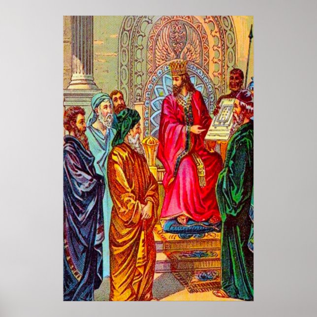 Poster 1 Rois 5 Salomon planifie la Maison de Dieu (Devant)