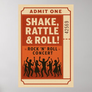 Poster 1, Shake, Rattle and Roll, 