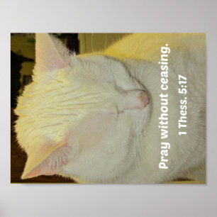 Poster 1 Thessaloniciens 5:17 Priez sans cesser.