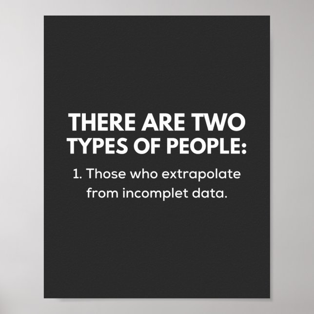 Poster 1. Those who extrpolate from incomplet data (Devant)