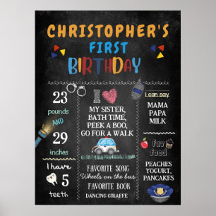 Poster 1er anniversaire Police Officier Parti