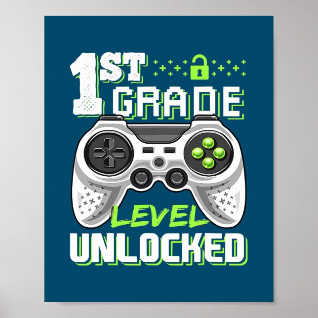 Poster 1ère classe Jeu vidéo déverrouillé Retour à (Devant)