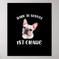 1ère classe mignonne français bulldog citation drô