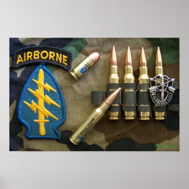 Poster 1re forces spéciales green berets irak flash Impri (Devant)