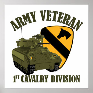 Poster 1st Cav Vet - Bradley