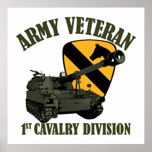 Poster 1st Cav Vet - Howitzer M109