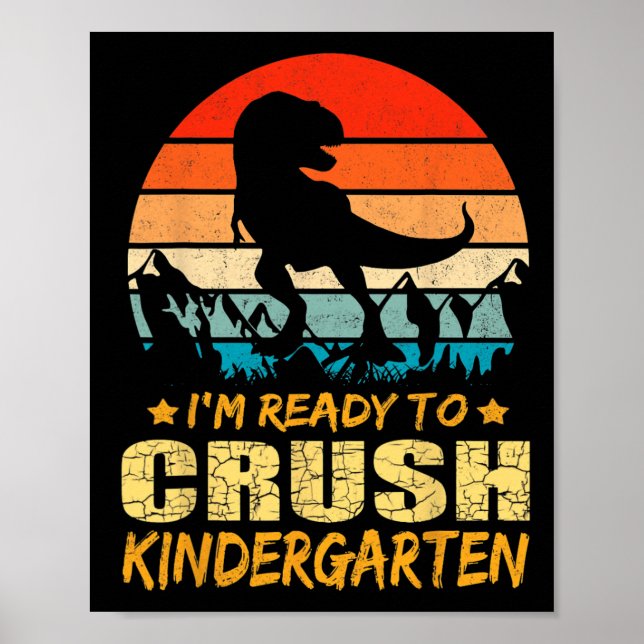 Poster 1st Day of Kindergarten (Devant)