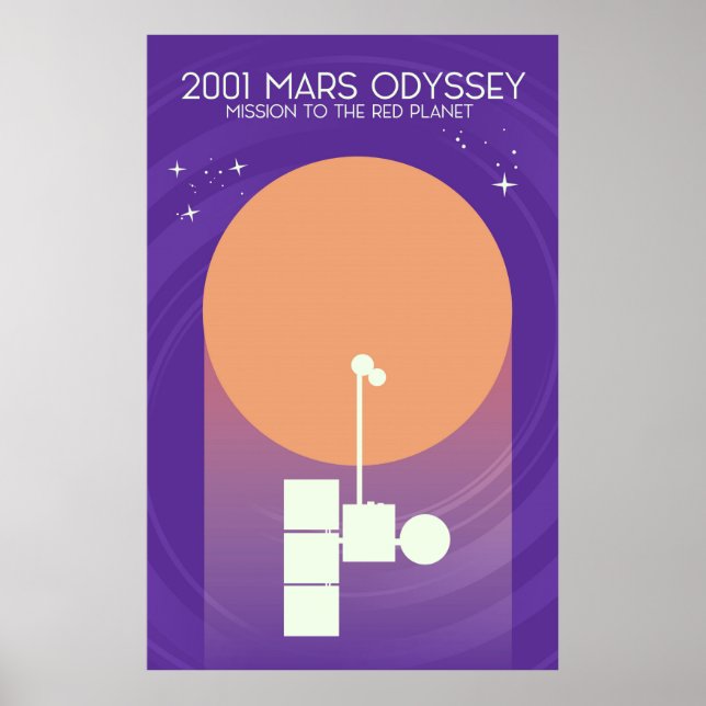 Poster 2001 mars odyssey (Devant)
