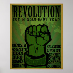 Poster 2011 Revolution Print