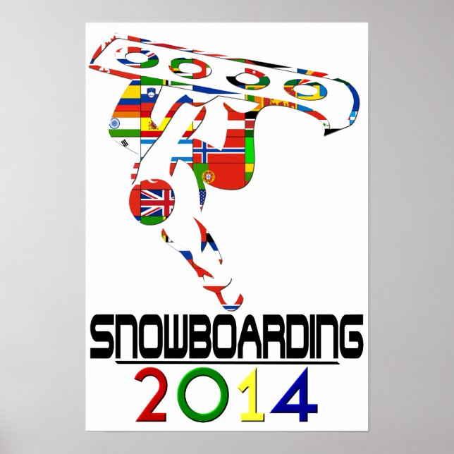 Poster 2014 : Snowboard (Devant)