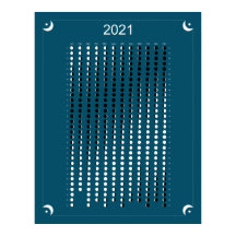 2021 - Calendrier Lune bleu