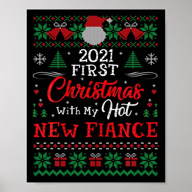 Poster 2021 First Christmas With My Hot New Fiance Xmas H (Devant)