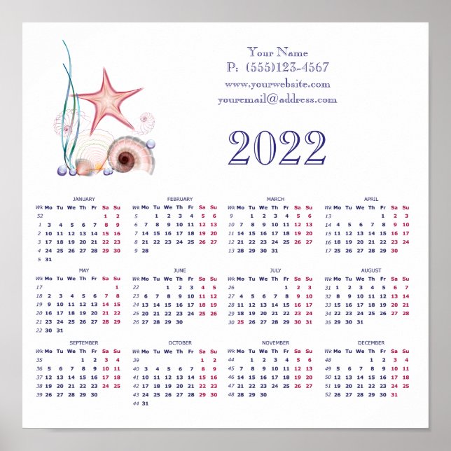 Poster 2022 pour l'affiche d'entreprise (Devant)