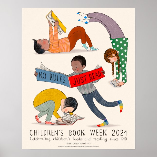 Poster ​ 2024 de la Semaine du livre pour enfants (Devant)