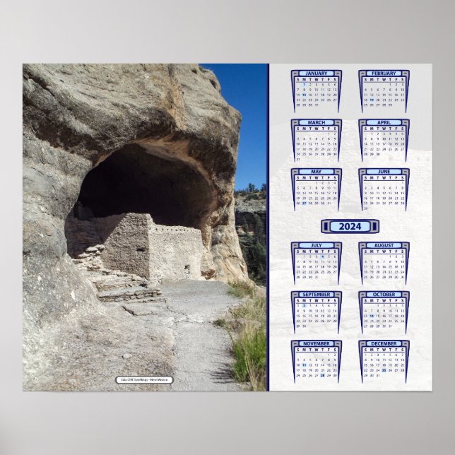 Poster 2024 - "Gila Dwelling" (Devant)