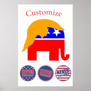 Poster 2024 Jamais Trump Thunder_Cove