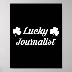 Poster 2025 Jour de la Saint Patrick Journaliste Médias T