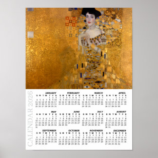 Poster 2026 Calendar, Large, Adele, Lady in Gold / Klimt