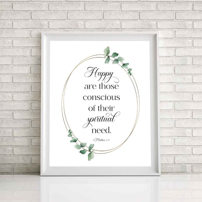 Poster 2026 JW Année Texte Matthieu 5:3 (Créateur téléchargé)