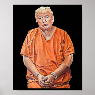 Poster 20-24 Ans En Prison Drôle Anti-Trump