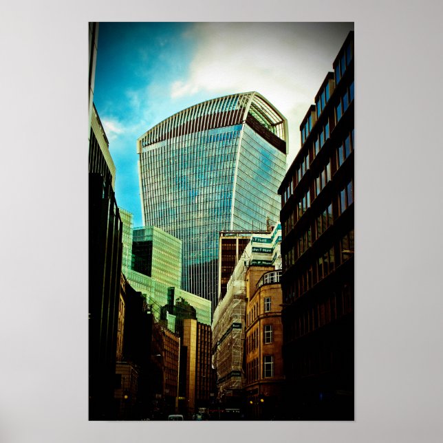 Poster 20 Fenchchurch Street Walkie Talkie Building Londr (Devant)