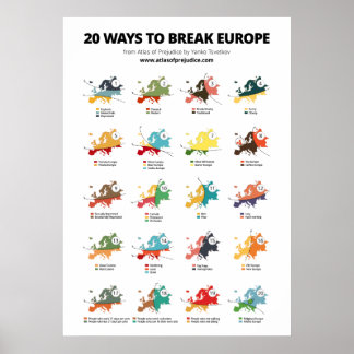 Poster 20 manières de briser l'Europe