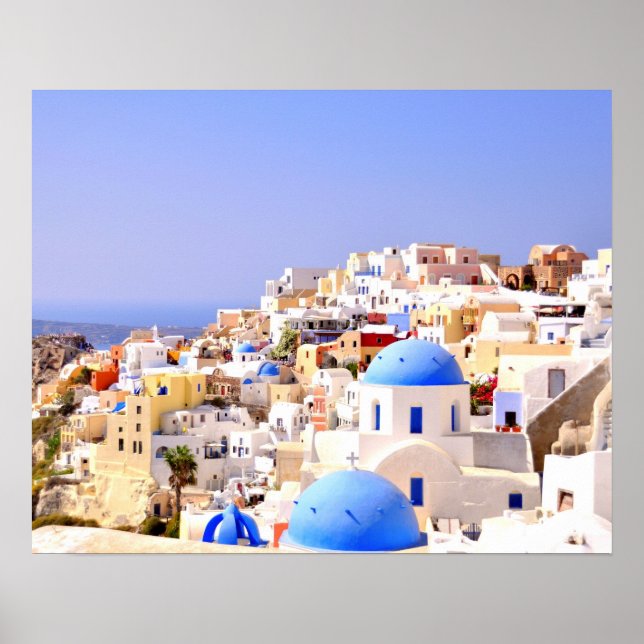 Poster 20" x 16" - Santorini (Front)