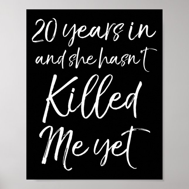 Poster 20e Anniversaire 20 ans en Et elle a eu &#39 ; t K (Devant)