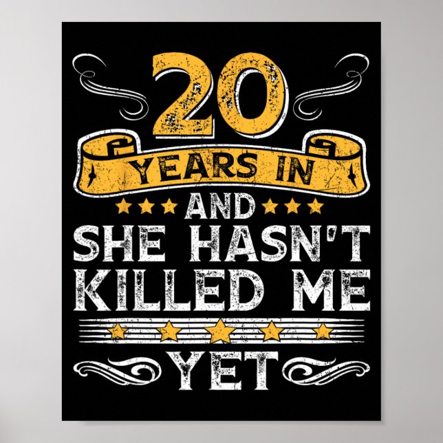 Poster 20e Anniversaire 20 ans en Et elle a eu &#39 ; t K (Devant)