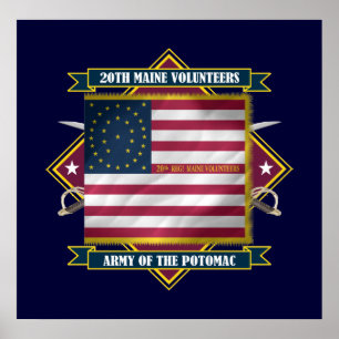 Poster 20ème Le Maine (diamant)