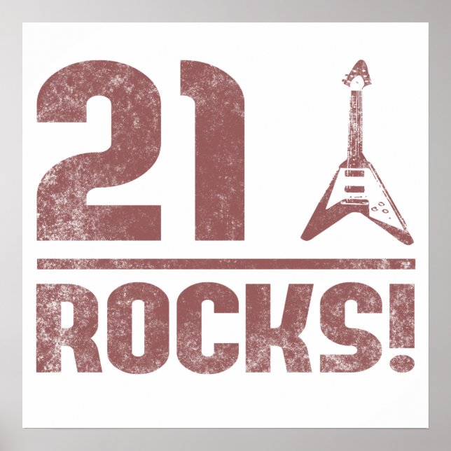 Poster 21e Anniversaire Rocks (Devant)