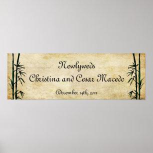 Poster 22.5"x 7.5" Personalized Banner Geisha