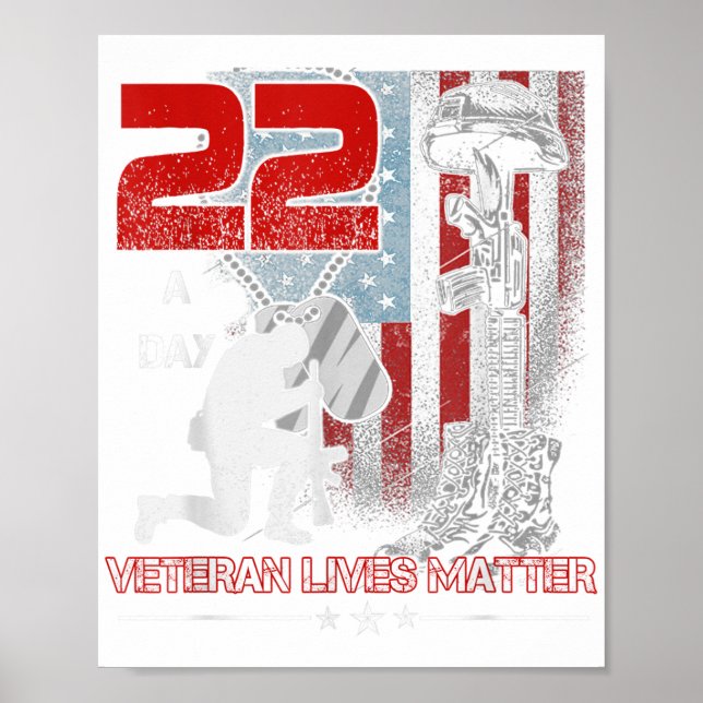 Poster 22 par Jour Vétérinaire - Jour commémoratif Vétéri (Devant)