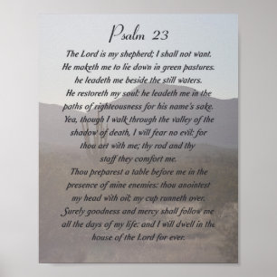 Poster 23 Psaume