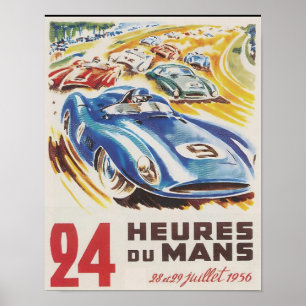 Poster 24 Heures de la course du Mans