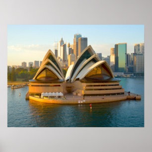 Poster (24"x18")  Sydney Opera  House Australia