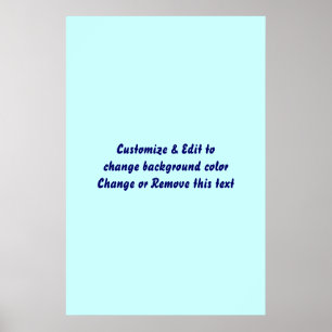 Poster 24" X 36" Blank add your image and text