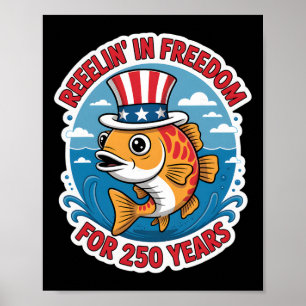 Poster 250 Ans 1776-2026 250e Anniversaire Pêche _1