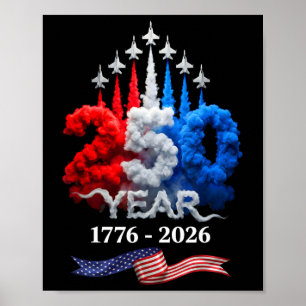 Poster 250 Ans Américain 1776 2026 250e Anniversaire 4