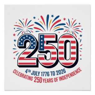 Poster 250 Ans d'Indépendance