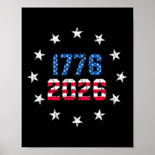 Poster 250 Ans Pocket Usa 250e Drapeau Américain 250