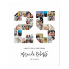 25e anniversaire Numéro 25 Photo personnalisée Col