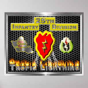 Poster 25e division d'infanterie