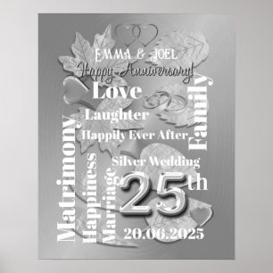Poster 25e Si, ver Anniversaire Mariage