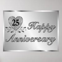 Poster - 25th Anniversary - Silver