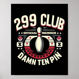 Poster 299 Club Membre Officiel Adulte Humor Funny Ten Pi