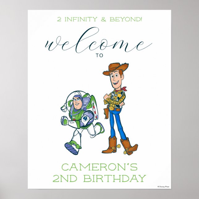 Poster 2 Infinity and Beyond Toy Story - Anniversaire Bie (Devant)
